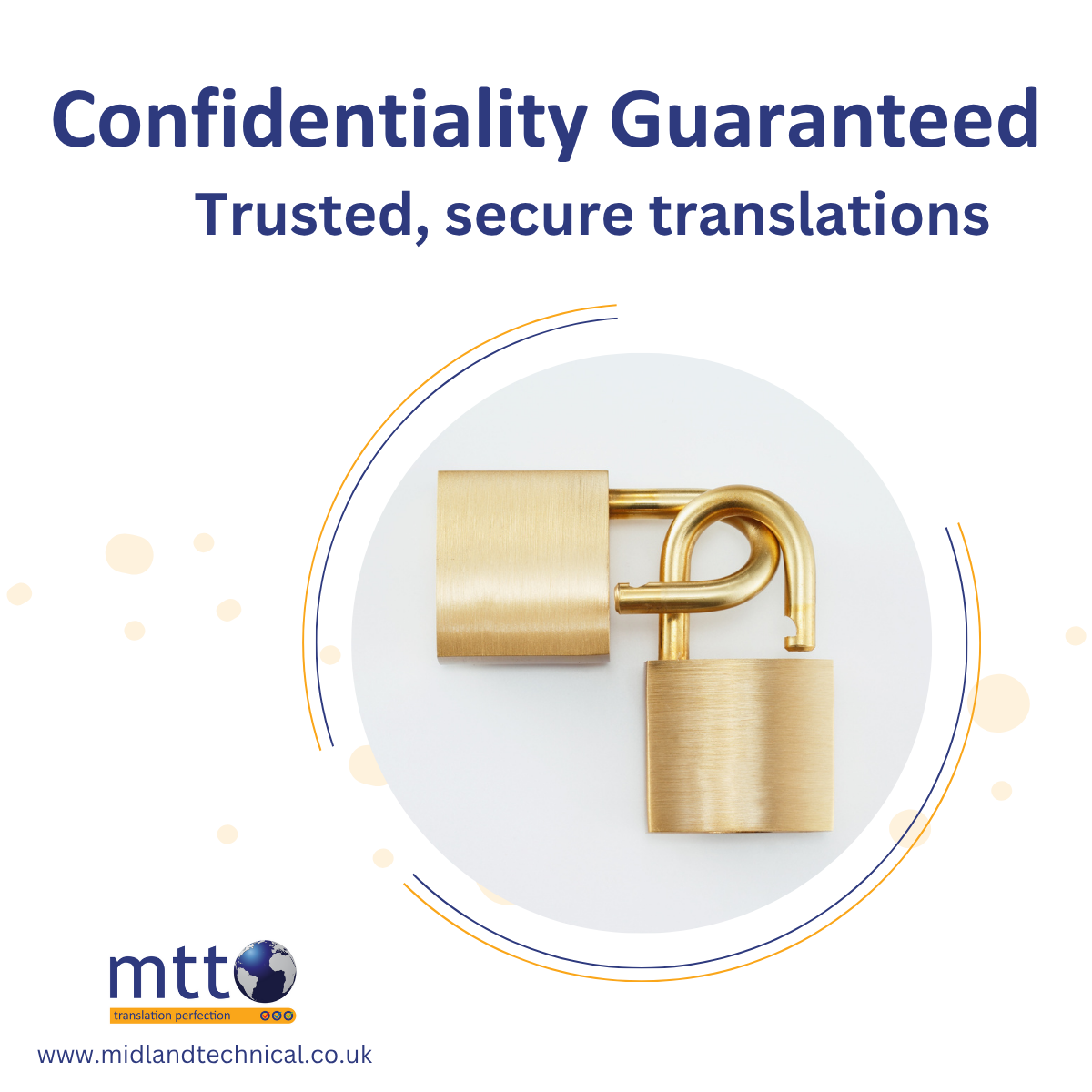 How can you be sure your translation is being handled securely? 