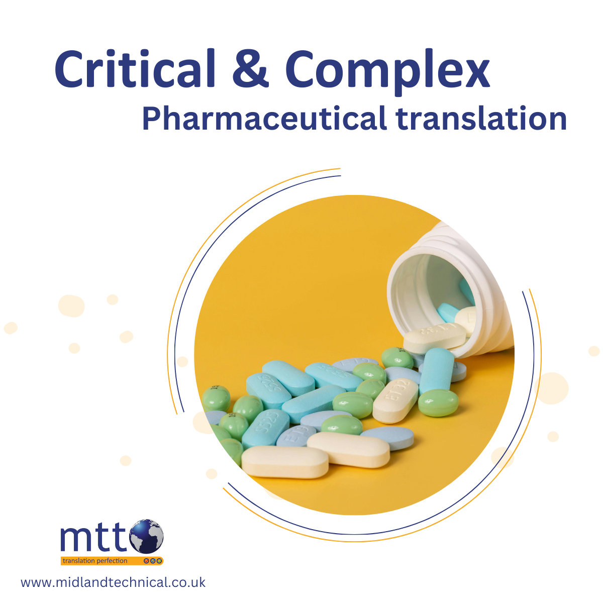 Pharmaceutical translation, critical and complex