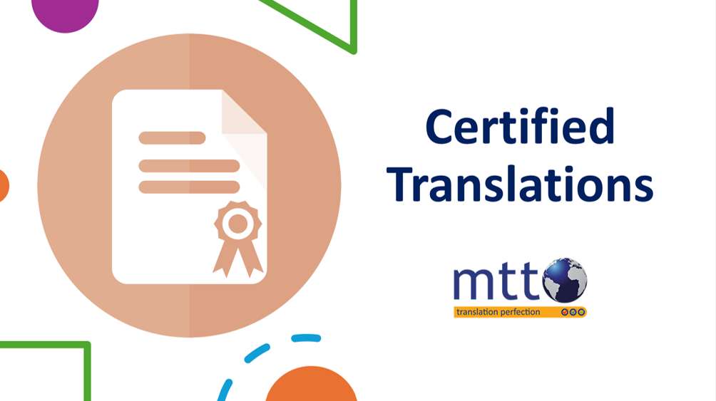 Certified Translations