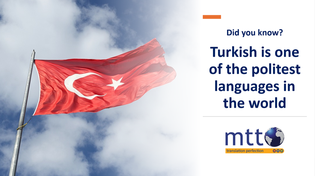 Did you know? – Turkish is one of the politest languages in the world